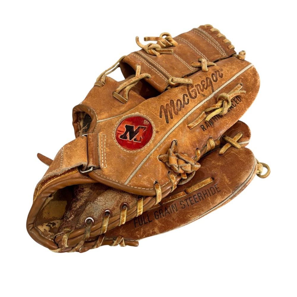 MacGregor Men's Brown Leather Baseball Glove